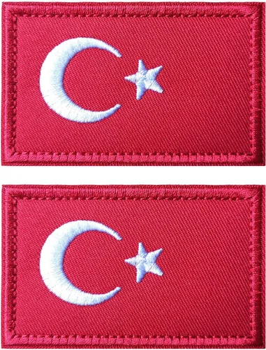 Miniatura 14 de 2 parches de bandera de Japón de AliPlus bordados tácticos militares moral parche apliques gancho y bucle
