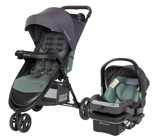 Baby Trend Sonar Cargo Sistema de viaje de 3 ruedas, Desert Sage