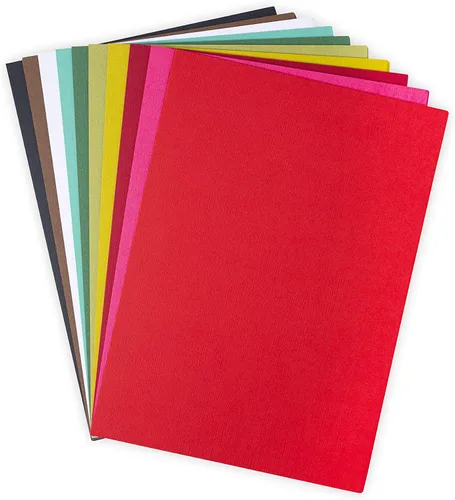 Miniatura 7 de Sizzix Surfacez-Making - Hojas de cartulina esencial, 60 unidades (10 colores neutros), multicolor, 8 1/4 pulgadas x 11 5/8 pulgadas Neutrales