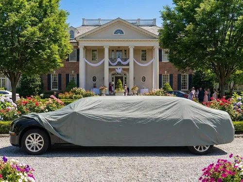 Miniatura 3 de CarsCover Limousine - Funda impermeable para automóvil Cadillac Lincoln Chrysler Limo (se adapta a 22.1 pies - 24 pies)