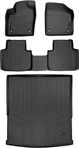 Miniatura 25 de Maxliner - Alfombrilla para todo tipo de clima, para carga, detrás de la tercera fila, para Volkswagen Atlas 2018-2025 2-Negro