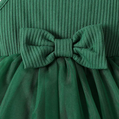 Miniatura 24 de OPAWO Vestido de bebé recién nacido, vestido de verano sin mangas, enterizo con cuello halter, vestido de tul de una pieza, 0-18 meses