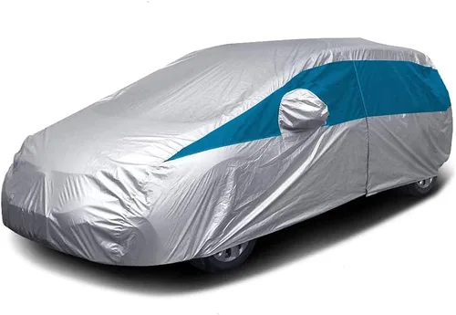 Miniatura 16 de Titan Brilliant Color Poly 210T - Funda para automóvil sedán de 186-202 pulgadas, impermeable, protección UV, resistente a los arañazos, apertura