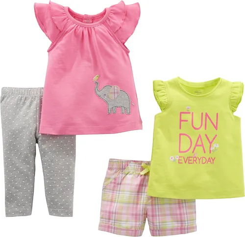 Miniatura 2 de Simple Joys by Carter's Conjunto de 4 piezas para bebé niña
