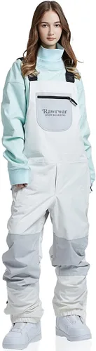 Miniatura 9 de HOUZONIY Unisex Snow Bib Pants for Women Waterproof Insulated,Mens Snow Overalls Loose Fit,Ski Overalls for Winter