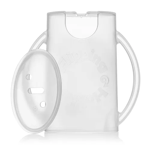 Miniatura 17 de Flipping Holder 2 en 1 para bolsas de comida y cajas de jugo para bebé (paquete de 2) - Envase seguro para alimentos sin apretar, con asas de fácil