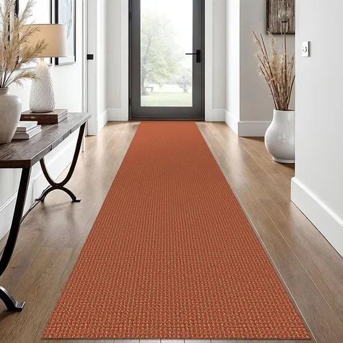 Miniatura 11 de EARTHALL Alfombra de pasillo 3x14 pies, alfombras lavables extra largas para pasillos, tejidas, antideslizante, alfombra trenzada para entrada