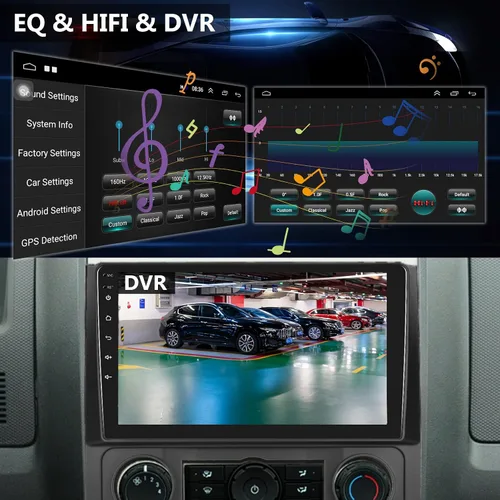 Miniatura 6 de Estéreo de coche Android para Ford Escape/Kuga y Mazda Tribute 2007-2012 - CarPlay con cable/inalámbrico y Android Auto, radio de pantalla táctil