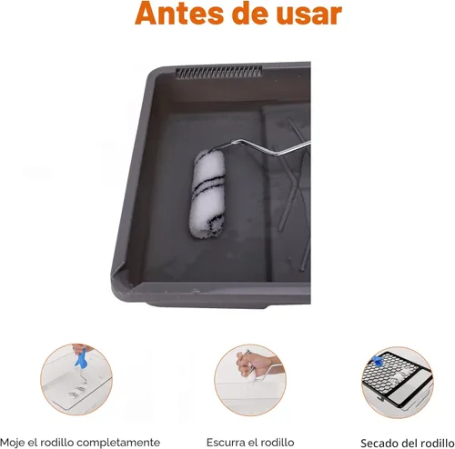 Miniatura 3 de Amazon Basics Cubiertas de rodillo de pintura de microfibra, para acabado liso, 4 pulgadas, paquete de 24