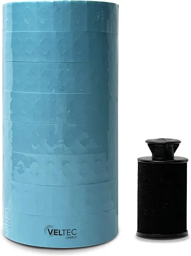 Miniatura 9 de Veltec Etiquetas de Precios de Una Línea para Pistola de Precios Monarch 1131 – 1 Funda, 20,000 Etiquetas con Ranuras de Seguridad y Rodillo de Verde