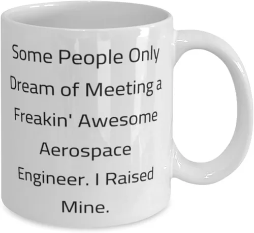 Miniatura 2 de Divertidos regalos de ingeniero aeroespacial, algunas personas solo sueñan con reunirse, divertido cumpleaños 11oz 15oz taza para hombres mujeres