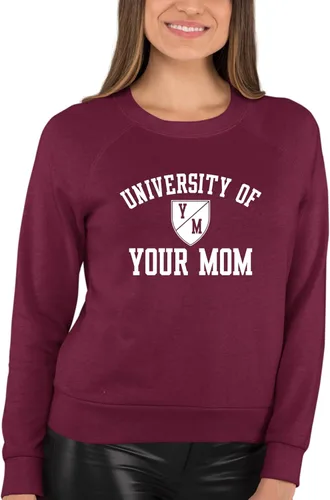 Miniatura 32 de Go All Out University of Your Mom - Sudadera con cuello redondo para hombre