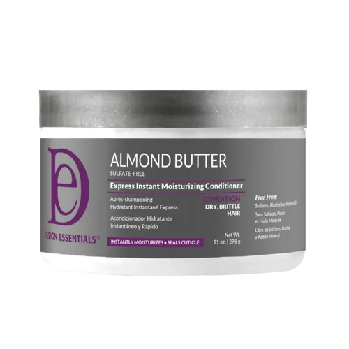 Miniatura 5 de Design Essentials Acondicionador hidratante instantáneo Almond Butter Express, 32 onzas