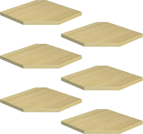 Miniatura 24 de Estante esquinero para montaje en pared, estantes de esquina flotantes, juego de 3 estantes de pared esquineros, estantes de almacenamiento de pared