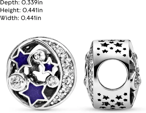 Miniatura 5 de Pandora Encanto clásico Night Sky, 791992CZ