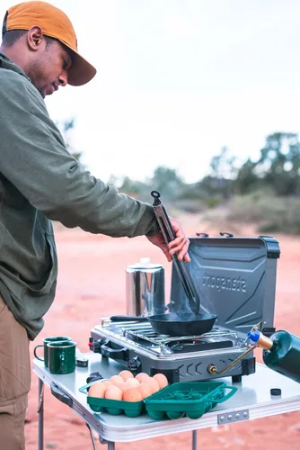 Miniatura 4 de Stansport - Recipiente para huevos para acampar y viajar
