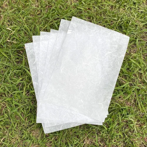 Miniatura 3 de 50 hojas A4 de fibra natural de morera, hojas de papel de morera, papel Washi, diseño de papel para manualidades, origami, para hacer tarjetas