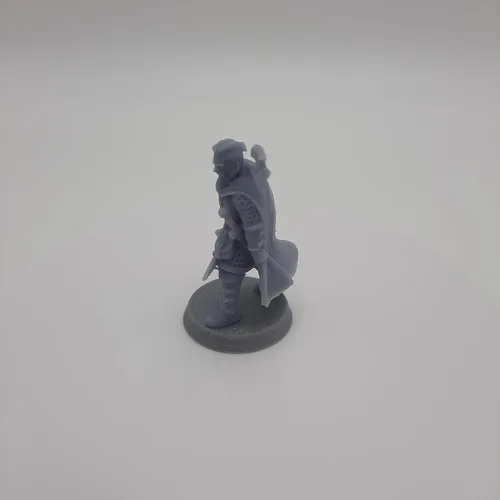 Miniatura 2 de Guerrero vikingo - RPG - Calabozos y Dragones - DND - Pathfinder - Destino de las norias - Figurita en miniatura (gris/sin pintar) (Bjorn)