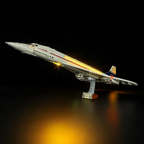 Miniatura 2 de Kit de iluminación Briksmax para Concorde – Compatible con Lego 10318 – No incluye juego de Lego