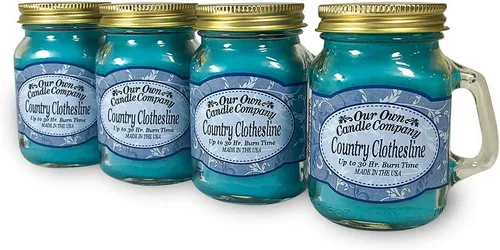Miniatura 30 de Our Own Candle Company - Mini vela perfumada en tarro con eliminador de humo, 3.5 onzas (paquete de 4)