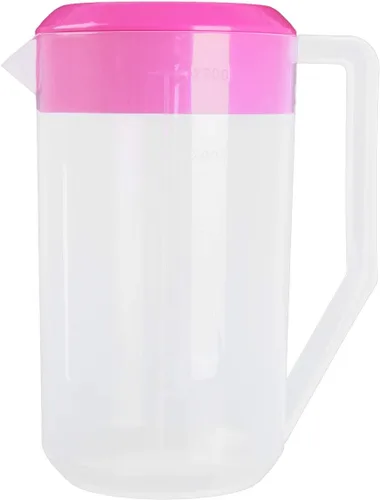 Miniatura 9 de Aislor Plastic Straining gallon pitcher,Dishwasher Safe Pink 1500ml