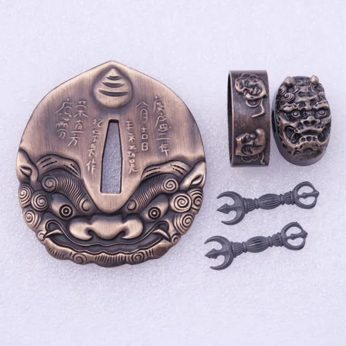 Miniatura 66 de Espada samurái japonesa KOSHIRAE – TSUBA FUCHI KASHIRA MENUKI 68-100