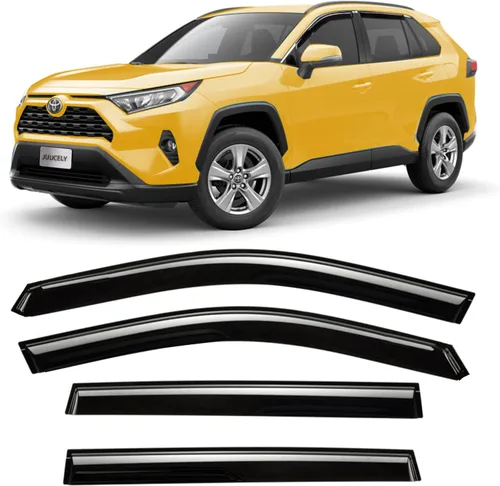 Viseras laterales adhesivas para ventana de lluvia, deflectores de ventilación para Toyota RAV4 2019 2020 2021 2022, 4 piezas teñidas de humo