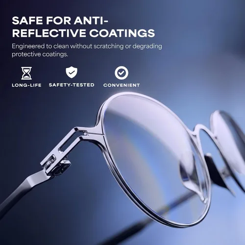Miniatura 6 de Limpiador de lentes de gafas CarbonKlean Peeps - Tecnología de microfibra de carbono eficiente y duradera - Utilizado exclusivamente por la NASA