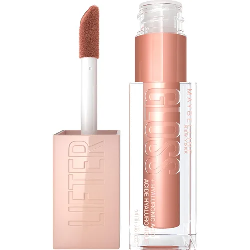 Miniatura 26 de Maybelline Lifter Gloss, Brillo de Labios Hidratante con Ácido Hialurónico, Alto Brillo para Labios Más Llenos, Perla, Perla Plateada Transparente