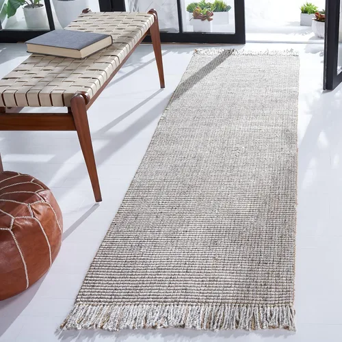 Miniatura 12 de SAFAVIEH Natural Fiber Collection - Alfombra decorativa de 2 x 3 pies, carbón y natural, yute tejido a mano, ideal para zonas de alto tráfico