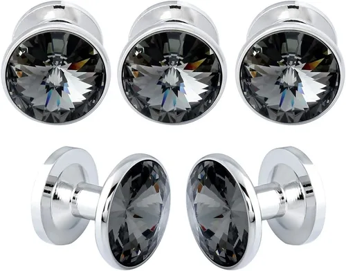 Miniatura 26 de HAWSON Gemelos para hombre con juego de tachuelas de camisa de 4/6 piezas, caja de regalo, joyería para hombre o accesorios para boda, fiesta