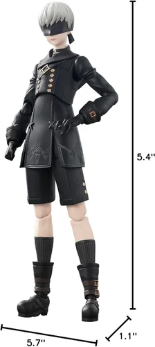 Miniatura 3 de TAMASHII NATIONS - NieR: Automata Ver1.1a - 9S, Figura de acción de Bandai Spirits S.H.Figuarts 9s (Nier: Automata Ver1.1a)