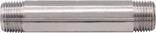 Miniatura 4 de 1/2" X 1/2" NPT Macho NPT Acero Inoxidable 304 Acoplamiento De Tubo De Acoplamiento De Acoplamiento De Tubo De Montaje 4" Longitud