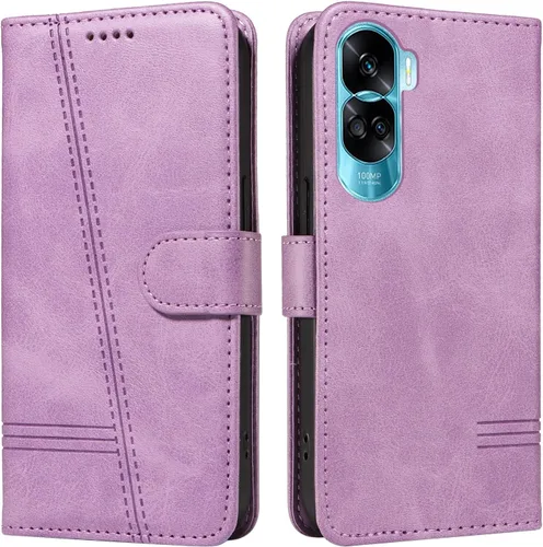 Miniatura 138 de Funda con tapa para Huawei Nova Lite 3, protección de 360 grados, a prueba de golpes, de piel sintética, con función atril y 3 ranuras