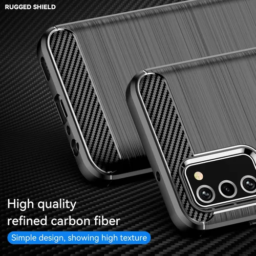 Miniatura 4 de M MAIKEZI Funda para Samsung A03S, Galaxy A03S con protector de pantalla HD, absorción de golpes flexible de TPU parachoques de goma suave