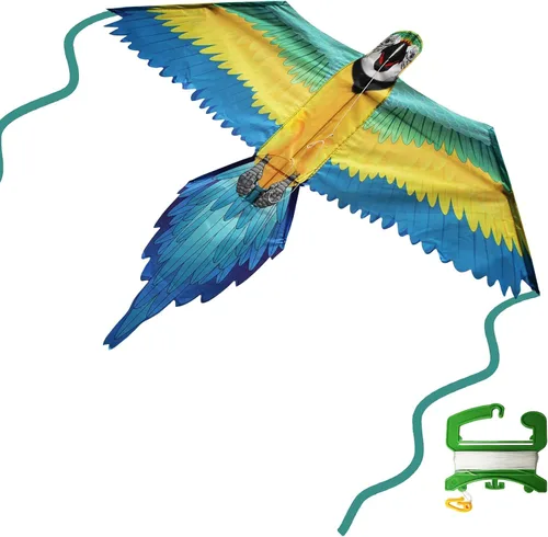 Miniatura 3 de WindNSun Cometas en forma de animal – Cometas de animales terrestres de selva tropical y SkyZoo y animales marinos de vida marina con SkyTails