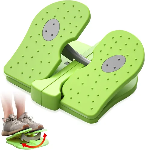 Miniatura 12 de Mini entrenador paso a paso, máquina de ejercicio de nailon reforzado para pies, escalera, silenciosa, plegable, para piernas para oficina en casa