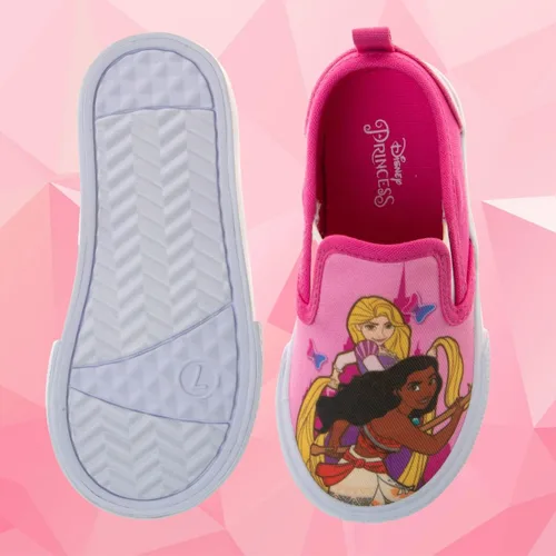 Miniatura 5 de Disney Zapatos de casa de muñecas de Minnie Mouse Gabys de princesa Frozen para niñas y niños pequeños, mocasines de carácter, tenis casuales de lona
