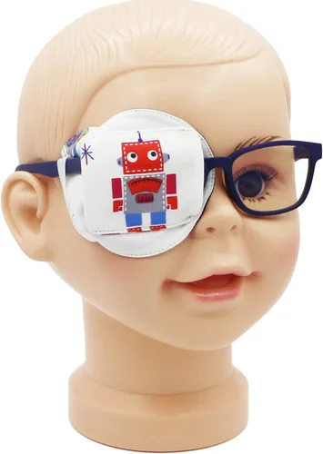 Miniatura 31 de Astropic Parche para ojos de algodón y seda 3D para niños, parche de ojos para niñas para gafas Parche médico para niños con ojo perezoso