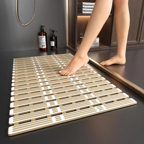 Miniatura 10 de XIYUNTE Alfombrilla de Ducha Antideslizante Antimoho para Personas Mayores - Alfombra de Baño de 68x40cm Alfombrillas de Ducha Antideslizantes
