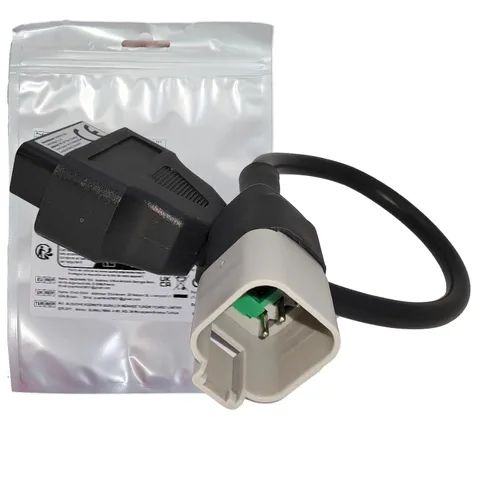 Miniatura 9 de Cable adaptador OBD2 de 6 pines a 16 pines para BRP y CAN-AM, conector de herramienta de diagnóstico para motocicletas, compatible con CAN-AM