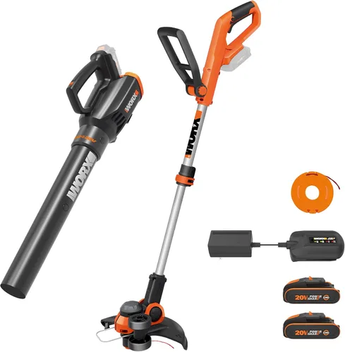 Miniatura 4 de WORX Cortadora eléctrica de hilo y bordeadora de césped de 15 pulgadas, con cable, WG119