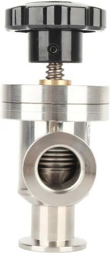 Miniatura 2 de Válvula de aislamiento de fuelle KF25 Válvula de aislamiento de acero inoxidable de ángulo recto 304 de alto vacío Válvula de vacío para equipos