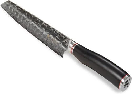 Miniatura 5 de Wakoli EBO BBQ Kiritsuke - Cuchillo de carnicero de damasco de 7.9 pulgadas Acero con núcleo VG10 de 67 capas Mango de madera de roble oscuro