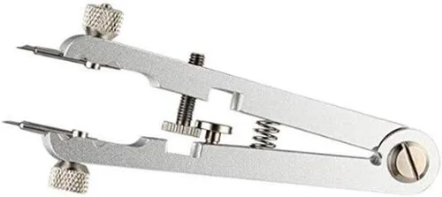 Miniatura 5 de Herramienta de reparación de barra de resorte de reloj - Kit de herramientas de barra de resorte Reloj Pin Correa Eliminación de banda (plata)