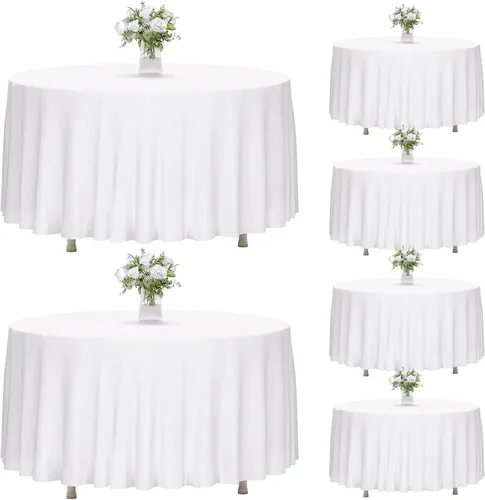 Miniatura 52 de Fixwal Paquete de 2 manteles rectangulares negros de 60 x 102 pulgadas, reutilizables, resistentes, lavables, para mesas de 6 pies, bodas, fiestas