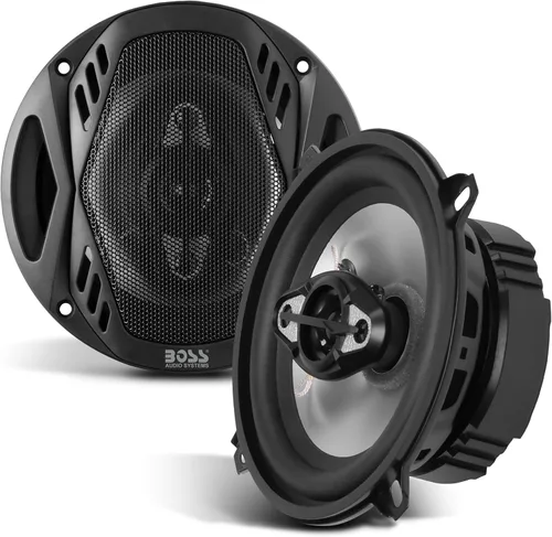 BOSS Audio Systems NX524 Onyx Series - Altavoces para puerta de coche de 5.25 pulgadas, 300 vatios (por par), coaxiales, 4 vías, rango completo, 4