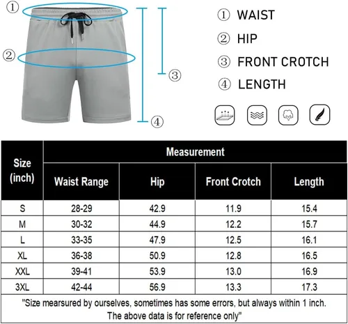 Miniatura 6 de COOFANDY Paquete de 2 pantalones cortos de entrenamiento de gimnasio para hombre, pantalones de malla ligeros para culturismo, entrenamiento