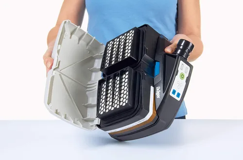 Miniatura 5 de Dräger X-plore 8000 Filtro de partículas HE, filtro de aire de partículas de alta eficiencia PAPR para respirador purificador de aire Dräger X-plore