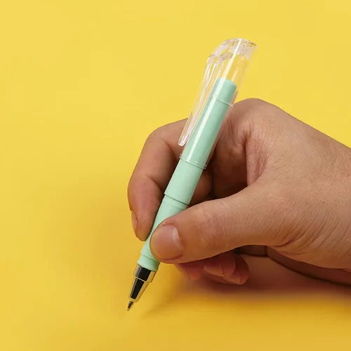 Miniatura 5 de MOZXIRZ 10 bolígrafos pequeños de tinta de gel, bolígrafos de tinta negra de 0.020 in, bolígrafo de punta fina, mini bolígrafos de escritura